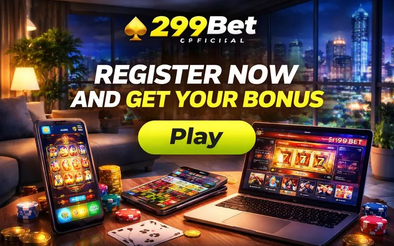 299Bet official home screen