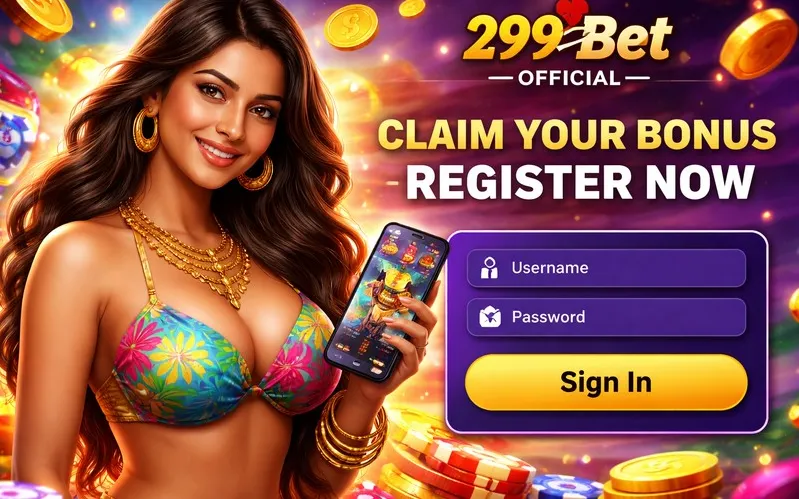 299Bet login page banner
